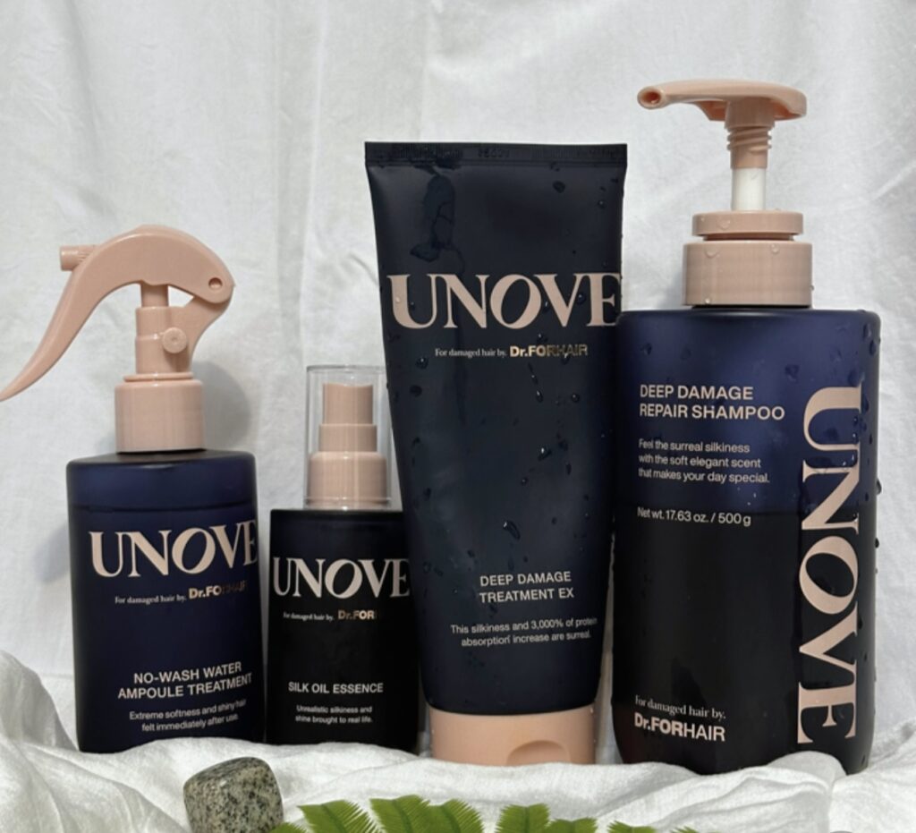 drFORHAIR UNOVE DAMAGED HAIR CARE LINE