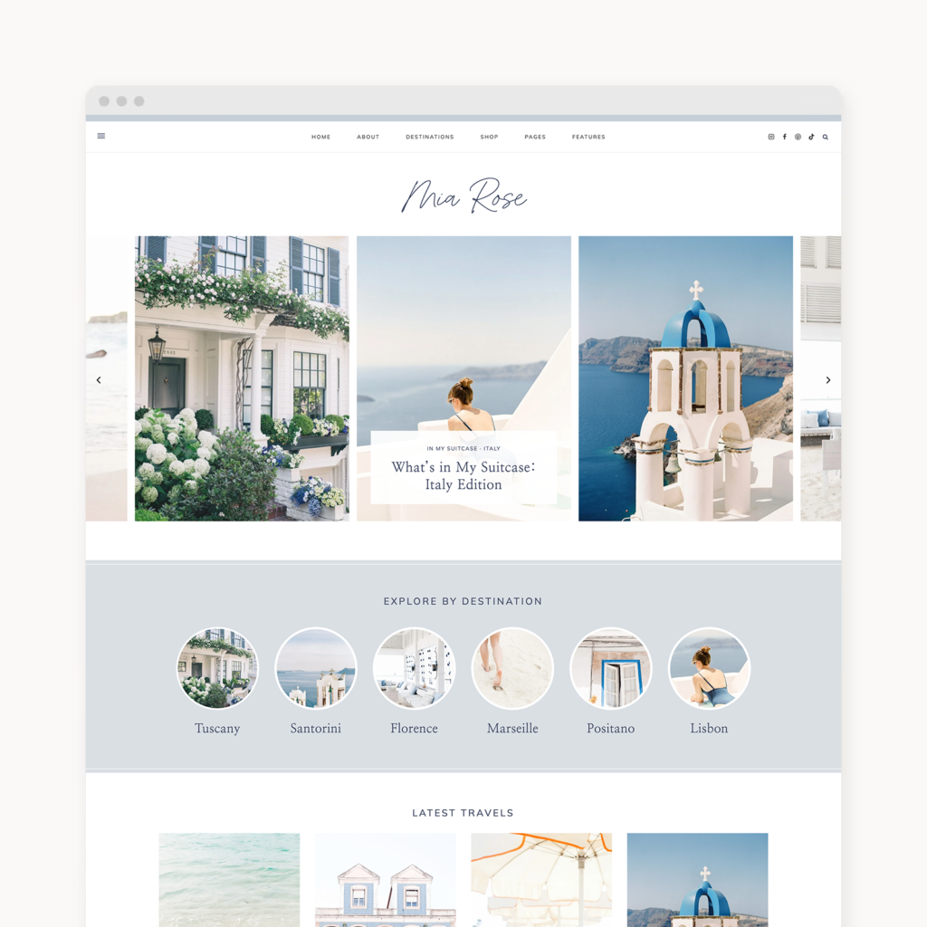 Blog Mia Theme